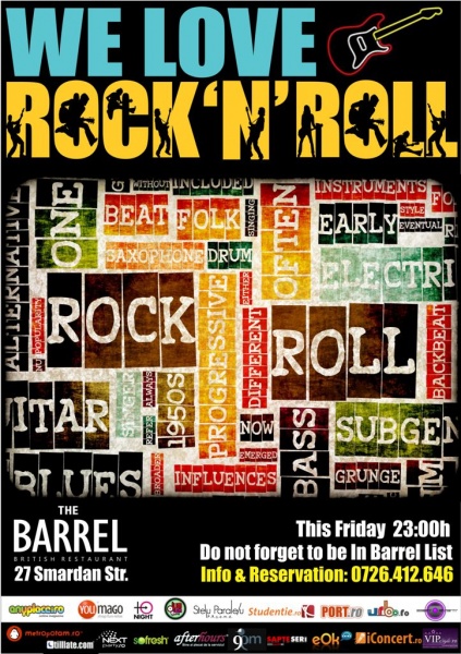 We love rock’n’roll în The Barrel din Bucureşti