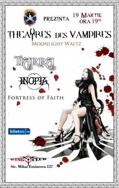 Concert Theatres des Vampires în Wings Club din București