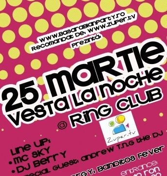 Vesta la noche în Ring Club din Cluj-Napoca