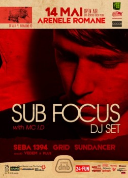 Sub Focus DJ Set la Arenele Romane din Bucureşti