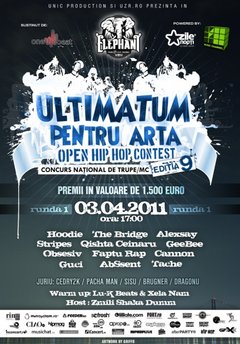 Ultimatum pentru artă în Elephant Pub din Bucureşti