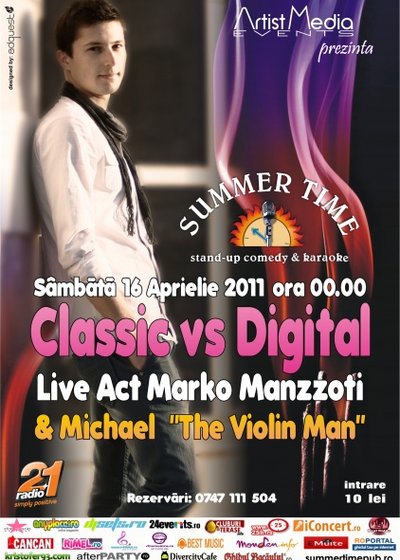 Marko Mazzoti şi Michael în Summer Time din Galaţi