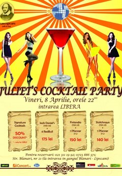 Poster – Juliet’s Cocktail Party