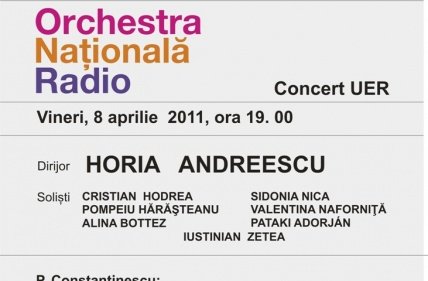 Concert Oratoriul Bizantin de Paşti la Sala Radio din Bucureşti