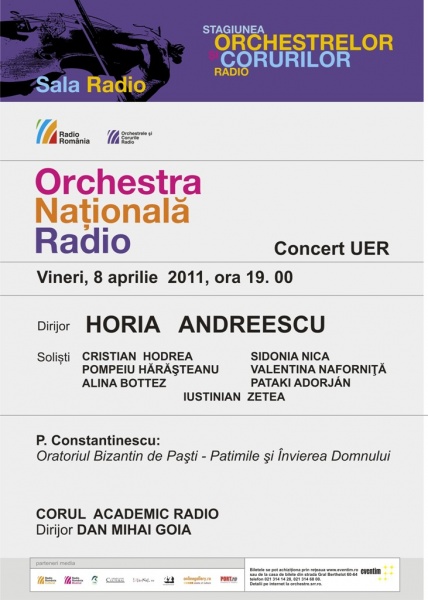 Oratoriul Bizantin de Paşti la Sala Radio din Bucureşti