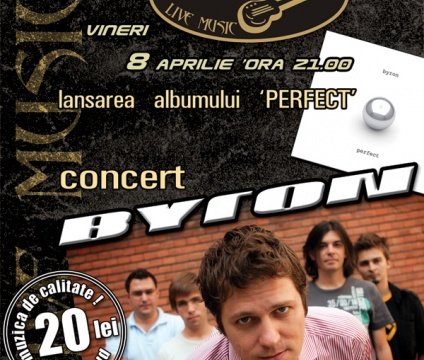 Concert Byron în Club Hush din Piteşti