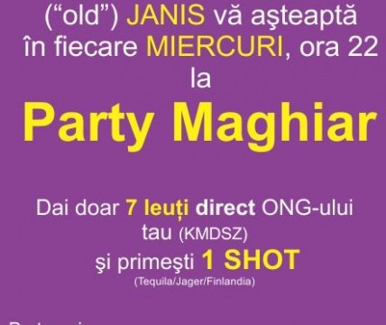 JANIS petrecere maghiara rom.