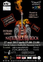 Naţionala de Rock la Casa de Cultură a Studenţilor din Bucureşti