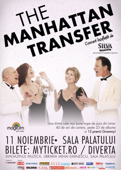 Concert The Manhattan Transfer la Bucureşti