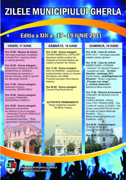 afis zilele gherlei2011