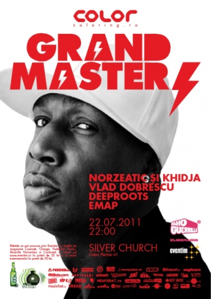 iulie 22 – Grandmaster Flash – mic