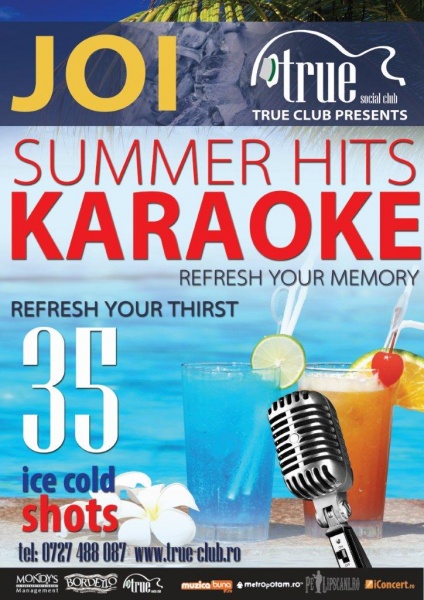 Summer Hits Karaoke în True Club din Bucureşti