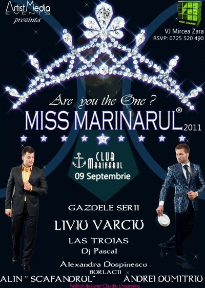 Miss Marinarul 2011 în Club Marinarul din Bacău