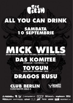 Mick Wills în Berlin Club din Bucureşti