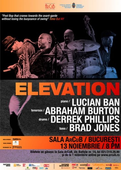 Concert Elevation la Sala ArCuB din Bucureşti