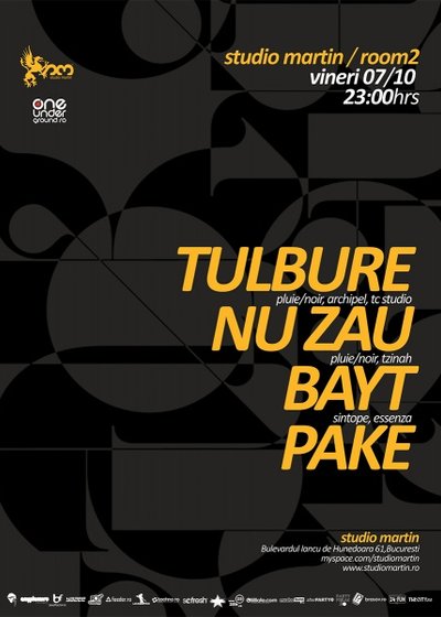 Tulbure şi Nu Zău în Studio Martin din Bucureşti