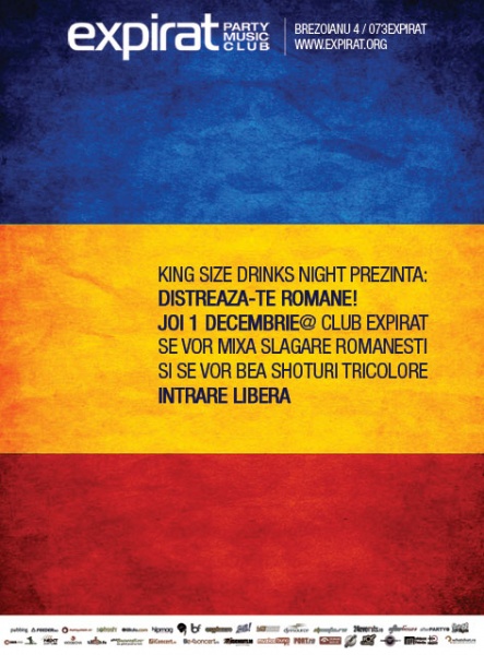 Distrează-te române! în Club Expirat din Bucureşti