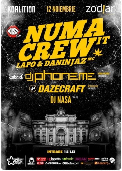 Numa Crew în Club Zodiar din Galaţi