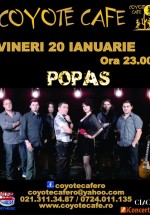 Concert Popas Band în Coyote Cafe din Bucureşti