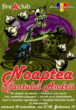 Noaptea Sfântului Andrii în Fire Club din Bucureşti