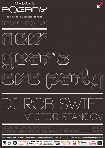 Revelion 2012 în Madame Pogany din Bucureşti