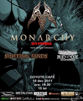 Concert Monarchy în Coyote Cafe din Bucureşti