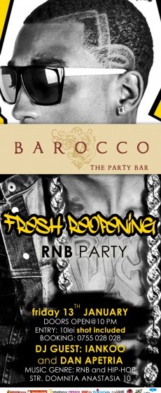 RnB Party în Barocco Bar din Bucureşti