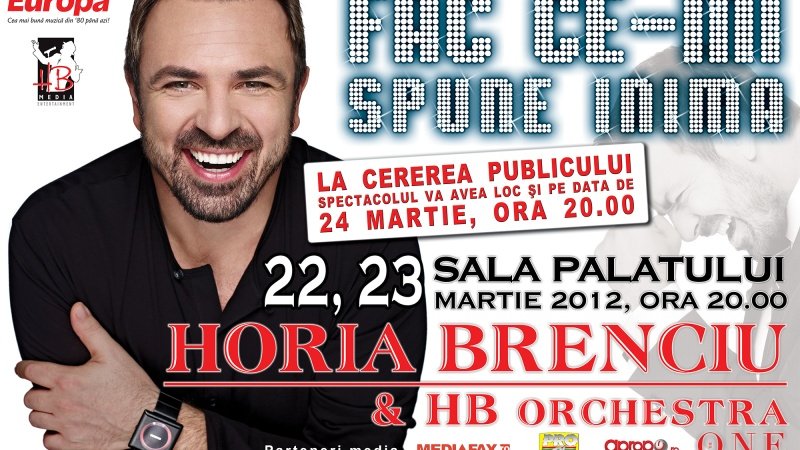 Afis HB Sala Palatului al III-lea concert