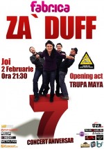 Concert Za’ Duff în Club Fabrica din Bucureşti