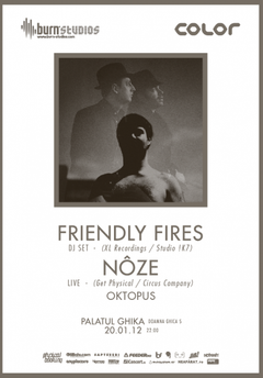 Ianuarie 20 – Friendly Fires, Noze