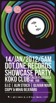 Dot One Records Afterhours Showcase în Koko Club  Bucureşti