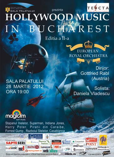 Hollywood Music in Bucharest la Sala Palatului