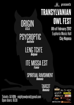 Transylvanian Owl Fest 2012 la Cluj-Napoca