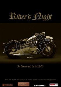 Riders Night în Rocka Rolla The Club din Bucureşti