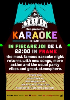 Karaoke Party în Frame Club din București