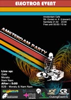 Amsterdam Party in Amsterdam Cafe