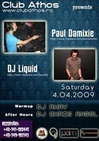 DJ Liquid si Paul Damixie in Club Athos
