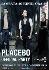 Placebo Official Party in Club Control din Bucuresti