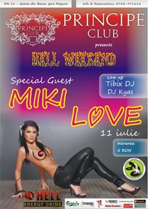 Miki Love in Club Principe din Bacau
