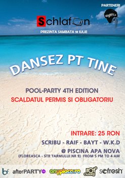 Schlafen Pool Party 4 la Piscina Apanova din Bucuresti