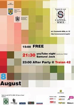 youTube night la Teatrul de Vara Capitol din Bucuresti