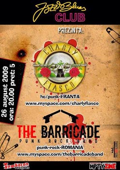 Charly Fiasco & The Barricade in Jazz Blues Club din Targu Mures