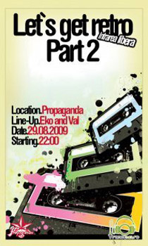 Let’s Get Retro Part2 in Propaganda din Bucuresti