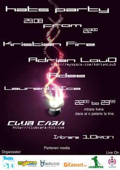Hats Party in Club Cara din Bucuresti