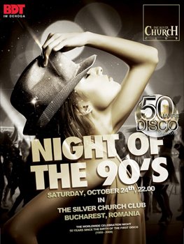 Night of the 90’s in The Silver Church din Bucuresti