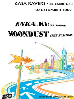 Moondust & Enka vs Ku in Ravers Bar din Iasi