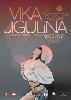 Vika Jigulina in Club Hypnotic din Iasi