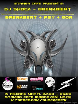 Deejay Shock in Stamba Cafe din Bucuresti