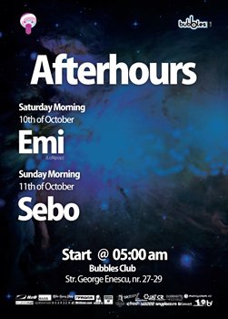 Afterhours in Bubbles Club din Bucuresti