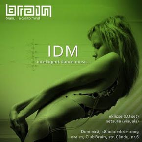 IDM party in Club Brain din Iasi